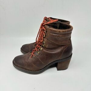 Born Women's Descent Brown Booties Sz 9.5M